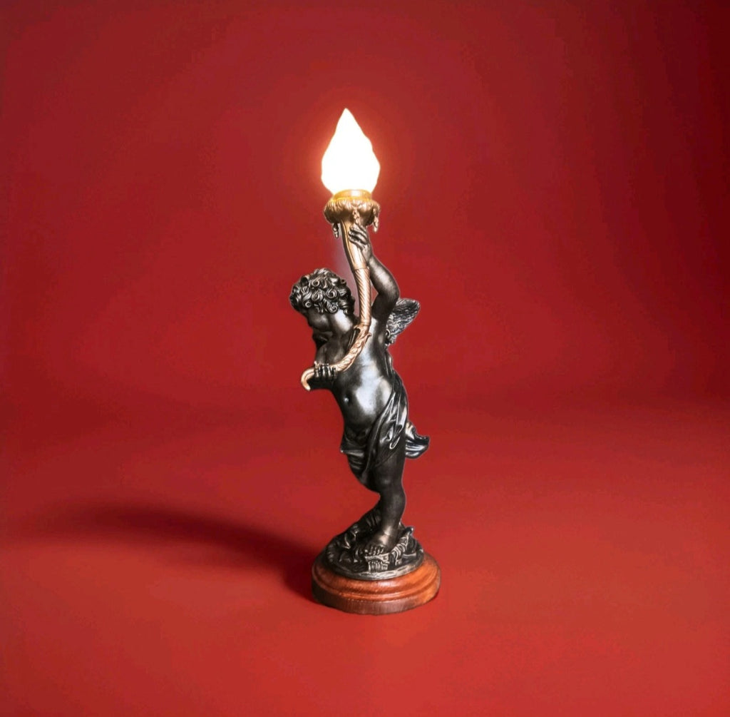 Titanic Grand Staircase 13 inch Lighted Cherub