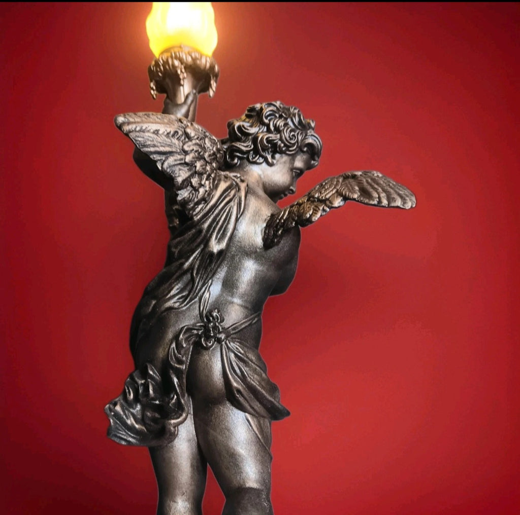 Titanic Grand Staircase 13 inch Lighted Cherub