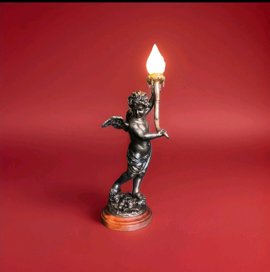 Titanic Grand Staircase 13 inch Lighted Cherub